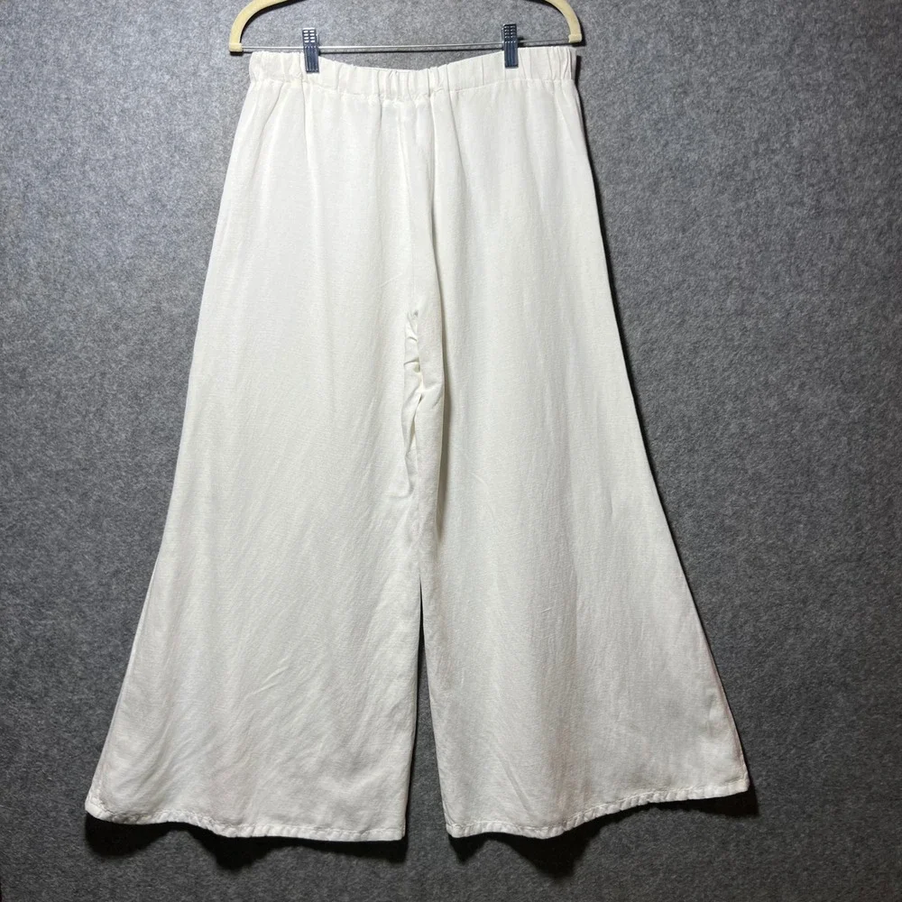 Karen Kane Womens White Wide Leg Palazzo Pants Size S Small - Picture 2 of 7